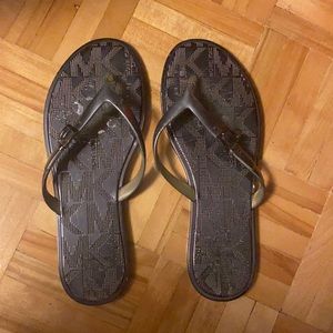 Michael Kors Charm Jelly Flipflops